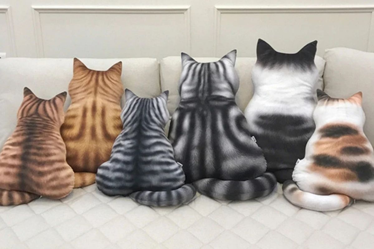 cute cat pillows